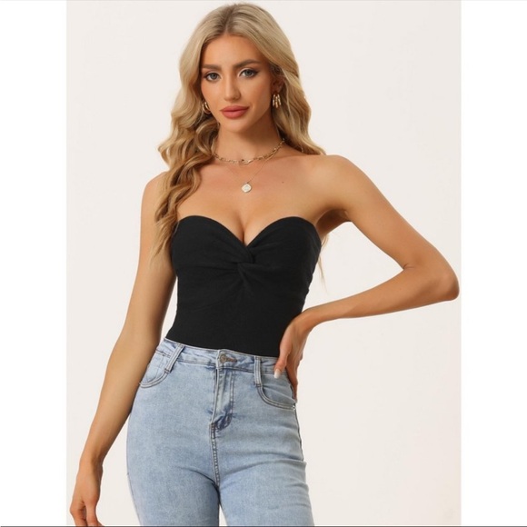 Super cute black tube top - Picture 1 of 10